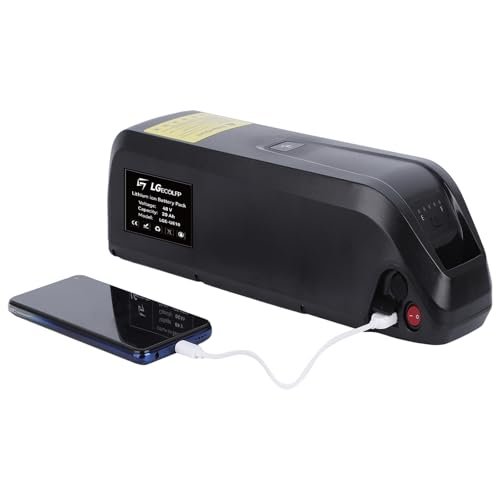 36V 48V 52V-10AH 13AH 15AH 20AH Lithium Battery Ebike Battery Pack with 3A Fast Charger and 30A BMS,Electric Bike Lithium Battery for 0-1200W Motor… - Image 6