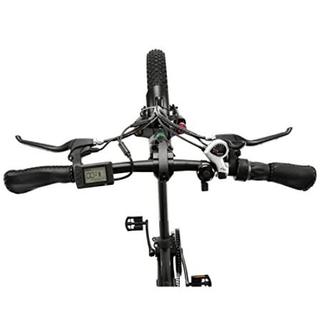 ECOTRIC Electric Bike 500W Folding Ebike 20″ Fat Tire Foldable Electric Bicycle 48V 12.5AH Lithium Removable Battery Beach Snow Mountain E-Bike Commute Ebike for Adults Shimano 7-Speed,2 Batteries