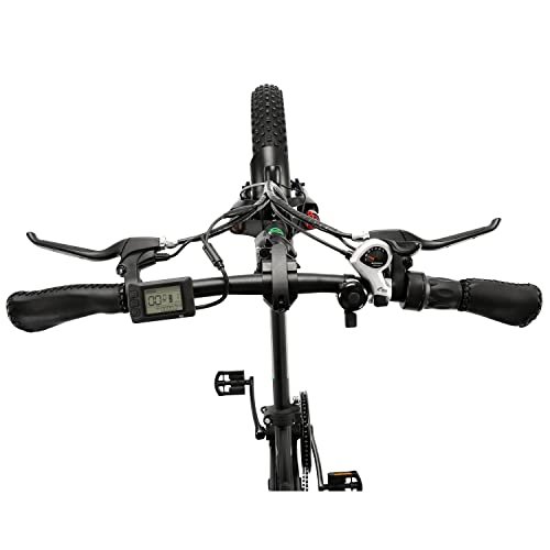 ECOTRIC Electric Bike 500W Folding Ebike 20″ Fat Tire Foldable Electric Bicycle 48V 12.5AH Lithium Removable Battery Beach Snow Mountain E-Bike Commute Ebike for Adults Shimano 7-Speed,2 Batteries