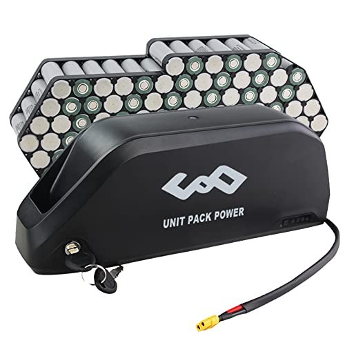 Ebike Battery 36V / 48V / 52 V – 13Ah 15Ah 17Ah 19.2Ah 20.4Ah Down Tube Battery for 200-1500W Motor, Electric Bicycle Lithium-Ion Battery, Safe Lock, Led Indicator Light, with Base and Charger,BMS - Image 4