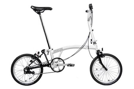 Brompton A Line 3 Speed Folding Bike (White)