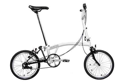 Brompton A Line 3 Speed Folding Bike (White)