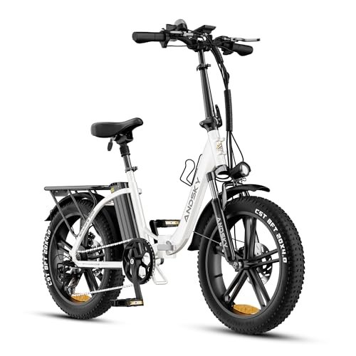 Electric Bike for Adults 750W Ebike 30 Mph Peak 1200W 80Nm Max Range 50Miles 48V 16Ah Removable Battery Foldable 20” x 4.0″ Fat Tire Adult Electric Bicycles 7-Speed Hydraulic Front Rear Oil Brakes - Image 4