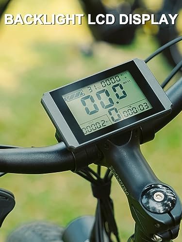 HAOQI Antelope Black Electric Bike for Adults 48V 25AH Removable Dual Lithium Battery, 750W Motor, 20″ x 4.0 Fat Tire Step-Thru Ebike up to 28MPH, 7-Speed - Image 6