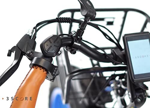 Electric Fat Trike 750W Motor and 48V Lithium Rechargeable Battery – Foldable Electric Tricycle – Etrike 24 Inch Fat Tire