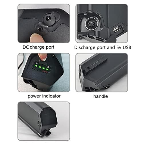 48V 13Ah/48V 17.5Ah Reention Dorado Plus Ebike Battery Pack Compatible for NCM Moscow Milano Aspen Electric City Bicycle Removable Lithium Batteries (48V 17.5Ah)