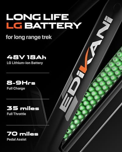 Electric Bike for Adult, Peak 2000W/2500W 35MPH Dual Motors Ebike for Men, 18Ah/19.2Ah 48V Built-in Battery E Bike, 26″ Fat Tire E Bicycle Fit All Terrain 70Miles/85Miles, Dual Hydraulic Brake