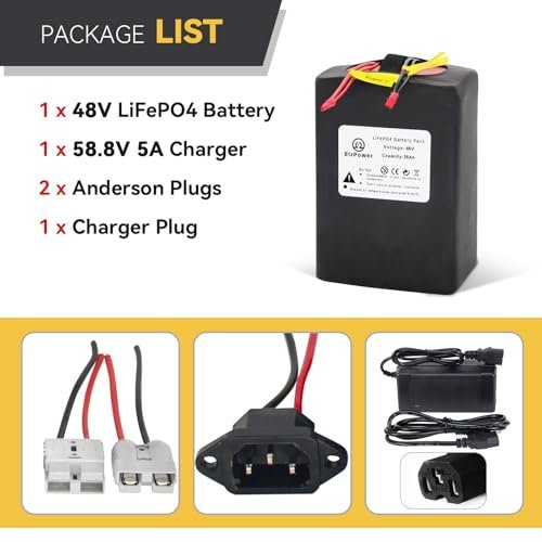 36V/48V/52V/60V/72V Ebike Battery 8AH 10AH 20AH 30AH-60AH Lithium ion/LiFePO4 Battery Pack with Charger for 200W-4000W Motor,Electric Bike,Scooter,Motorcycle - Image 5
