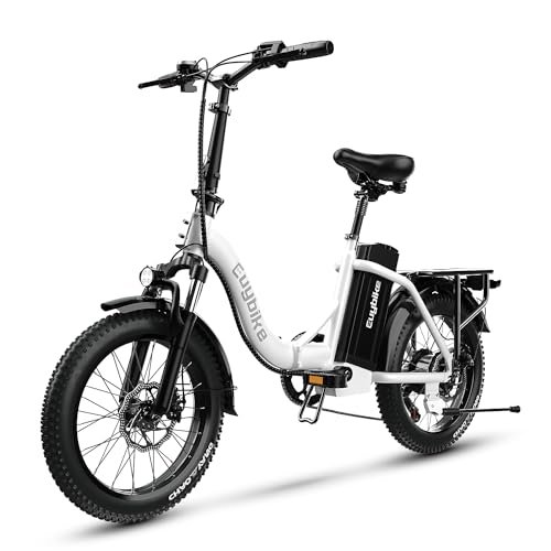 1000W Folding Electric Bike, 48V 15AH Removable Battery E Bike, 30+MPH, 70 Miles Max Range, 20″ Fat Tire Electric Bike for Adults, Dual Suspension Adult Electric Bicycles for Commute Beach Snow - Image 3