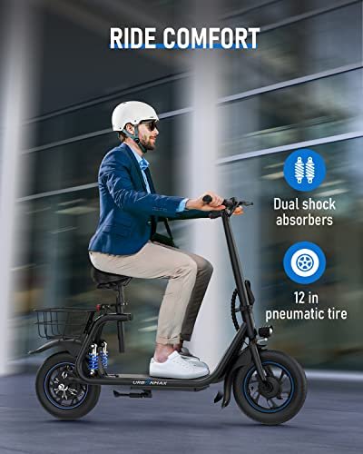 C1 Plus Electric Scooter with Seat