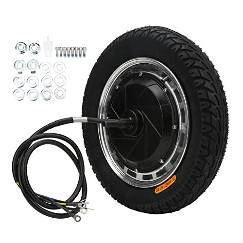 Electric Scooter Motor, Electric Scooter Hub Motor 12in 48V‑96V 800W‑6500W Wheel Hub Motor Assembly with Inner Outer Tire Drive Motor Kit for Electric Motorcycle Off Road Vehicle - Image 5