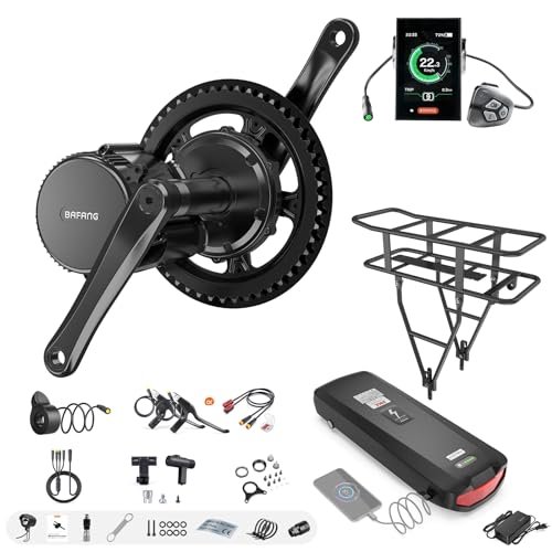 BAFANG 750W Mid Drive Kit with Battery(Optional),Upgraded BBS02B Electric Bike Conversion Kit with Optional Digital Display&44T Chainring for 68-73mm BB Size Commuter Bike,MTB,Tricycle - Image 4