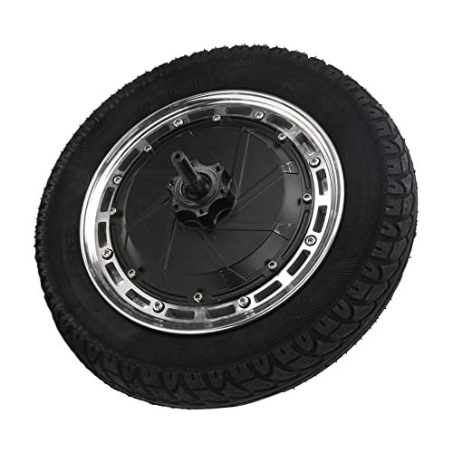 Electric Scooter Motor, Electric Scooter Hub Motor 12in 48V‑96V 800W‑6500W Wheel Hub Motor Assembly with Inner Outer Tire Drive Motor Kit for Electric Motorcycle Off Road Vehicle - Image 3