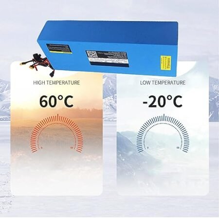 60V 52V 15.6Ah 18.2Ah 20.8Ah Lithium Ion Battery 60V 23.4Ah 26Ah Ebike Battery Pack Replacement Battery for 500W 1000W 1500W Electric Scooter Motor Kits with Charger