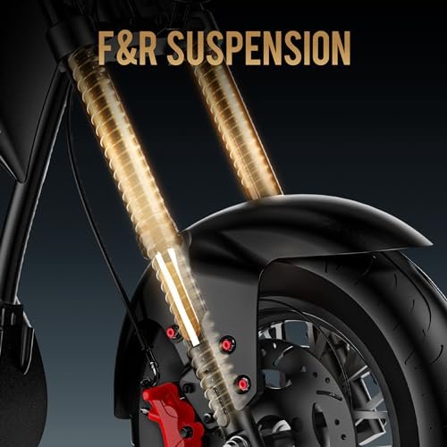 eAhora M1P Electric Trike for Adults, 2000W Brushless Motor 26MPH Electric Tricycle,60V 30AH Fast Charge Battery,F&R Disk Brake, Hydraulics Suspension,3 Wheel Electric Bikes - Image 4