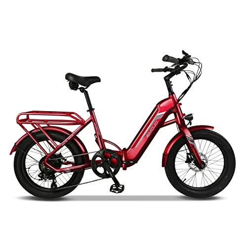 EMOJO Bike Bobcat Foldable Electric Bicycle, 500W 48V Step-Thru Ebike with 7-Speed Gearing - Image 5