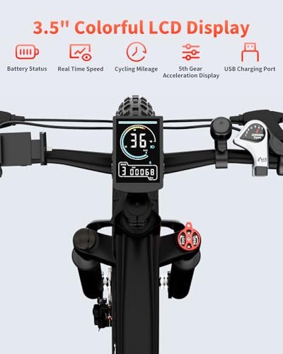 Electric Bike for Adults 1200W Peak Motor,28mph Max Speed,48V 720Wh Removable Battery Ebike and up to 60Miles,26″ Commuting Electric Mountain Bike with 7-Speed and Front Suspension - Image 3