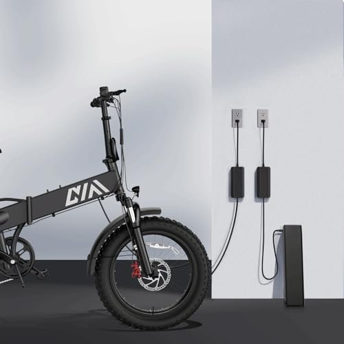 Folding Electric Bike,Foldable Electric Bike,Electric Bike Adults,20″x 4″ Fat Tire,500w Motor Peak 1000w,48V 10Ah Removable Battery,40Miles Range 25Mph,7-Speed Gear,Folding City Ebike for Men Women