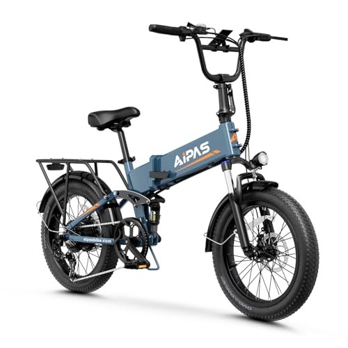 F3 Electric Bike for Adults with 1500W Motor Peak,48V 624Wh Removable Battery Max 74 Miles 28MPH,20″ x 3.0 Fat Tire Folding Electric Bike with 7-Speed and Full Suspension. - Image 4
