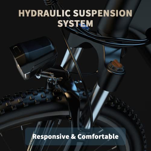 ESKUTE Netuno 27.5″ Electric Bike, 750W Peak Bafang Motor, Top Speed 22MPH, 48V 15Ah Large Capacity Battery, Hydraulic Front Suspension, Adult Electric Bicycles with 7 Speeds and Disc Brakes - Image 5