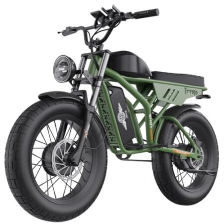 Freego Electric Dirt Bike, Electric Motorcycle for Adults,2000W Dual Motor/48V/40/55Ah,Dual Hydraulic Brake/Suspension,35MPH/68/108Mile,20×4 Fat Tires Off Road Electric Bike