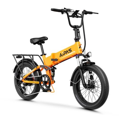 F3 Electric Bike for Adults with 1500W Motor Peak,48V 624Wh Removable Battery Max 74 Miles 28MPH,20″ x 3.0 Fat Tire Folding Electric Bike with 7-Speed and Full Suspension. - Image 4