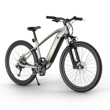 Hiboy P7 Electric Bike for Adults with 800W Peak Motor, 25mph Max Speed, 696 WH Removable Battery Ebike, 27.5″ Electric Mountain Bike with 7-Speed and Front Suspension