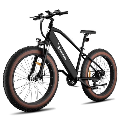 Electric Bike for Adults 1200W Peak Motor, 48V 720Wh Removable Battery, 65 Miles 28MPH Ebike Mountain, 26″ Fat Tire Adult Electric Bicycles with Hydraulic Suspension,7 Speed Gears UL Commuter E Bike - Image 4