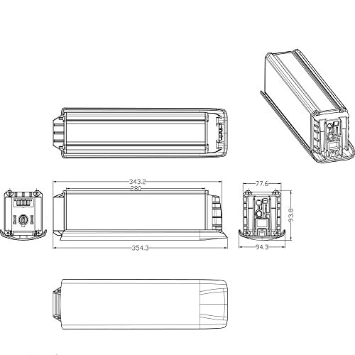 48V 14Ah 672Wh Replacement Ebike Battery Compatible with iGO Discovery,AVENTON Level Step-Strough,eJOE Jade/Onyx Electric Bike Spare Backup Lithium Batteries with Charger - Image 7