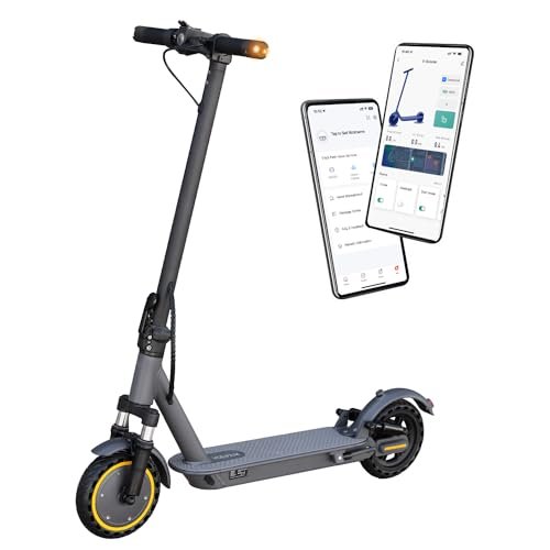 Electric Scooter, 350W/500W Motor, Max 21-27 Miles Range, Max 19/21 MPH Speed, 8.5”/10” Tire, Dual Braking, Folding Commuting Electric Scooter Adults - Image 3