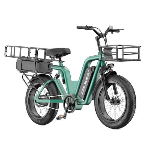 Electric Ebikes for Adults with 48V 30Ah Dual Batteries, Cargo Electric Bike for Adults with 750W Brushless Motor, Electric Bicycles for Men, Women, Commuter, Travel, Outdoor, Camping - Image 4
