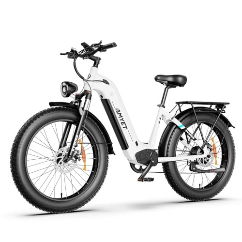 EV900X/EV900S Peak 1500W Ebike,52V/48V 20Ah Removable Battery,26″ Fat Tire,70Miles&32MPH/28MPH,Electric Bike for Adults,7 Speed Gears,Dual Shock Absorber,Adults Electric Bicycle