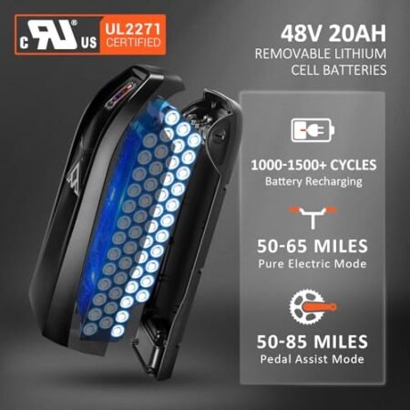 ADDMOTOR Electric Trike for Adults, 750W Rear Motor Electric Tricycle, 48V 20Ah, 85MI, 380lbs, M-360 II Semi-Recumbent Fat Tire Etrike, 3 Wheel Electric Bike for Senior, Parking Brake, Differential