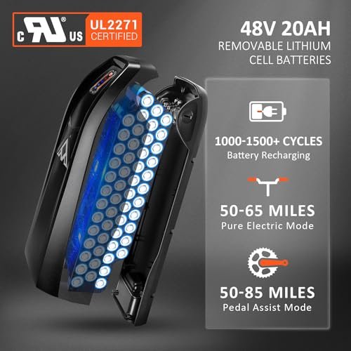 ADDMOTOR Electric Trike for Adults, 750W Rear Motor Electric Tricycle, 48V 20Ah, 85MI, 380lbs, M-360 II Semi-Recumbent Fat Tire Etrike, 3 Wheel Electric Bike for Senior, Parking Brake, Differential