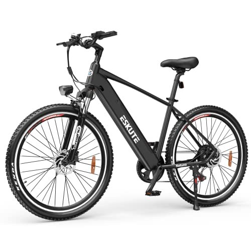 ESKUTE Netuno 27.5″ Electric Bike, 750W Peak Bafang Motor, Top Speed 22MPH, 48V 15Ah Large Capacity Battery, Hydraulic Front Suspension, Adult Electric Bicycles with 7 Speeds and Disc Brakes - Image 3