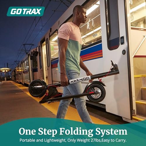 Gotrax GXL V2 Series Electric Scooter for Adult, 8.5″/10″ Anti Flat Solid Tire, Max 9/13/28Mile Range, 15.5/20mph Speed Power by 250W/300W/500W Motor, Aluminum Alloy Frame Folding Commuting E Scooter - Image 5