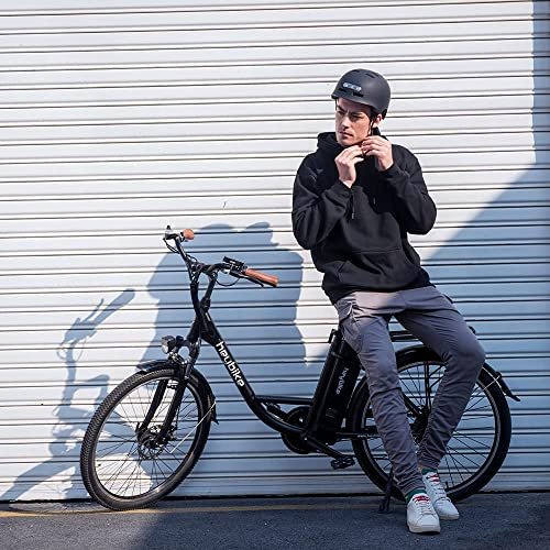 Heybike Cityscape Electric Bike 350W(Peak 500W) Electric City Cruiser Bicycle Up to 40 Miles 23MPH Removable Battery, 7-Speed and Dual Shock Absorber, 26″ Electric Commuter Bike for Adults - Image 7