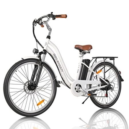 Electric Bike for Adults, 26″ Ebikes, Peak 750W Electric Cruiser Bike with 48V 14.5Ah/11.6Ah Removable Battery, 25Mph Electric Bicycle w/ 7-Speed & Front Suspension(Fits for 5’2″-6’5″)
