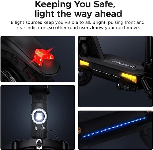 ENGWE Folding Electric Bike for Adults Teens, 14″ Fat Tire City Commuter Ebike, Mini Electric Bicycle with 350W (Peak 600W) Motor 48V 10AH Removable Battery Max 20MPH 37Miles - Image 3