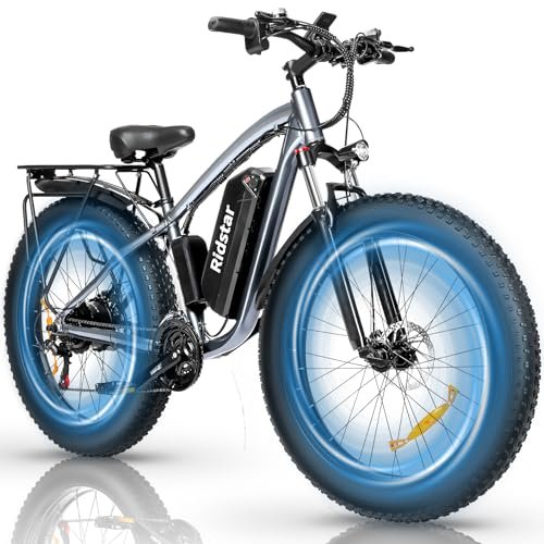 Electric Bike for Adults, 1500/2000W Dual Motor 31MPH, 48V 15.6/23AH Removable Battery, 25-50Miles, 26″ All Terrain for Mountains, Snow, Sand, Road,Fat Tire Ebike Full Suspension,Hydraulic Bicycle - Image 6