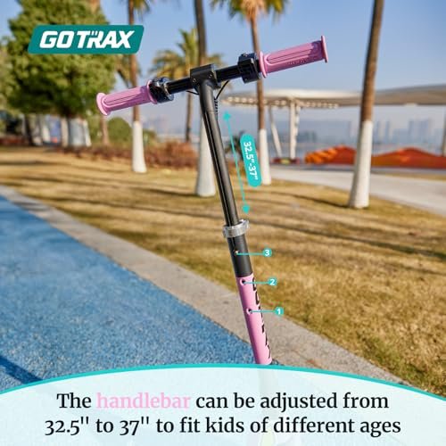 Gotrax GKS Lumios Electric Scooter for Kids 6-12, Thumb-Button Control, 150W Motor and 6″ LED Front Wheel Kick Scooter, Up to 6.25 Miles and 7.5mph, UL Certified Kids Electric Scooter - Image 6