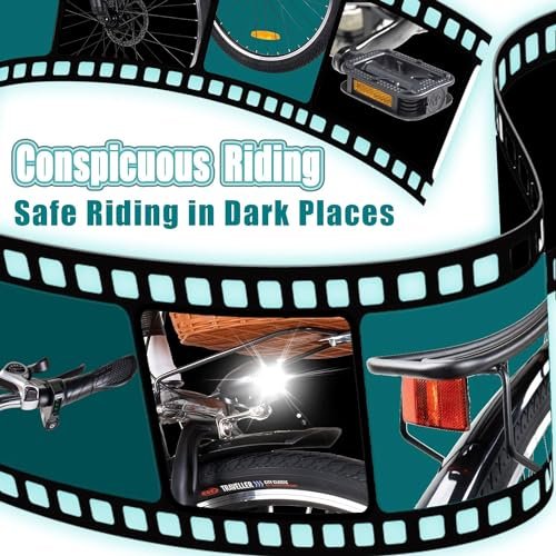 Electric Bike for Adult – 26″ City Cruiser Electric Bicycle 350W Motor-12.5 Ah Removable Battery-Up to 40 Miles,Shimano 6-Speed and Dual Shock Absorber,City Electric Commuter Bike for Adults - Image 6