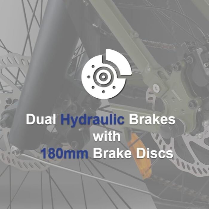 BEE Cool Adventurer Long Range Full Suspension Electric Bike, 750W Mountain eBike, 80MI Range, 48V 21Ah Battery 26″x4″ Fat Tire, 350LBS Payload, 28MPH, 7 Speed from Bikes