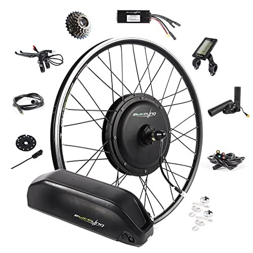 EBIKELING Waterproof Ebike Conversion Kit with Battery 26″ Direct Drive Front or Rear Wheel Electric Bike Conversion Kit Ebike Battery & Charger Included 1500W 1200W Electric Bike for Adults - Image 3