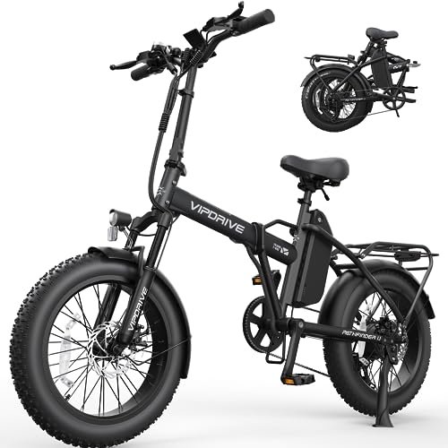 Electric Bike 20″ 750W Peak Power Folding Fat Tire Electric Bike with 48V 13Ah Removable Battery 20MPH Adult Ebike, 7-Speed Electric Bicycle, 50miles Range Commute E-Bike, LCD Display - Image 6