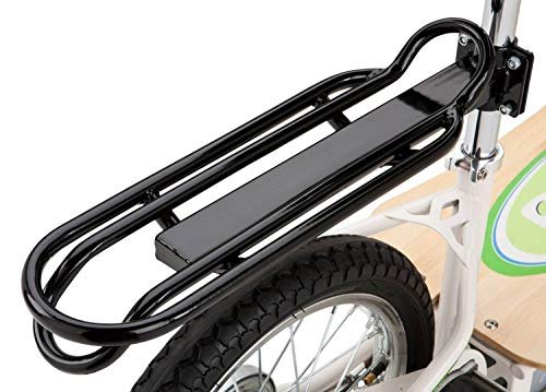 EcoSmart Metro Electric Scooter – Padded Seat, Wide Bamboo Deck, 16″ Air-Filled Tires, 500w High-Torque Motor, Up to 18 mph, 12-Mile Range, Rear-Wheel Drive - Image 4