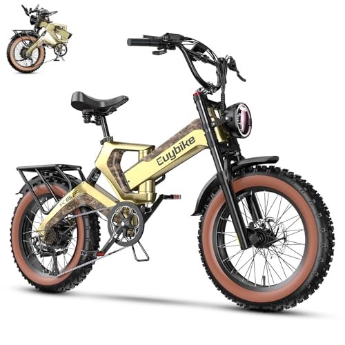 Electric Bike for Adults with Peak 2000W Brushless Motor,100Miles 35MPH All-Terrain Foldable Electric Bike with 48V30A Removable Battery,8-Speed ebike,20″x4.0 Tires and Dual Suspension Bicycles - Image 5