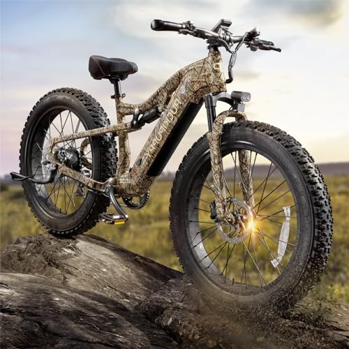 Electric Bike for Adults 960W, 48V 20AH Hidden Battery, Full Suspension Ebike, 80 Mile Range, 28MPH, 26″ Fat Tire, 7 Speed, Aluminium Alloy Frame, with Anti-Theft Alarm, UL Certified - Image 3