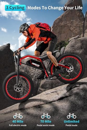 Ebikes Dual Motor, 52V/48V 25AH Removable Lithium Battery Electric Bike for Adults with 2000W/1200W Peak Power Dual/Single Motor 26”x4.0” Spoke Fat Tire Electric Bike - Image 6