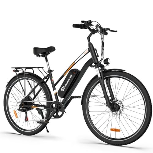 EVERCROSS EK28 28″ Electric Bike for Adults, 500W Electric Mountain Bike with 36V 12AH Battery, 60 Miles Range & 20 MPH Ebike, 7 Speeds Electric Bicycle and Removable Li-ion Battery - Image 4